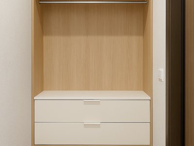 Прихожая с открытым хранением